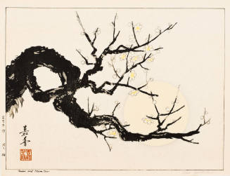 Moon and Plum Tree