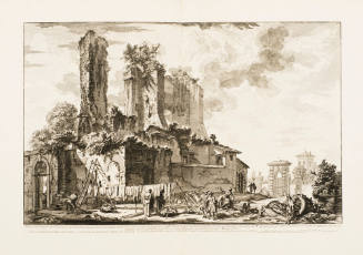 View of the Remains of the Fountainhead of the Acqua Giulia (Veduta dell' avanzo del Castello, che prendido una porzione dell' Acqua Giulia...)