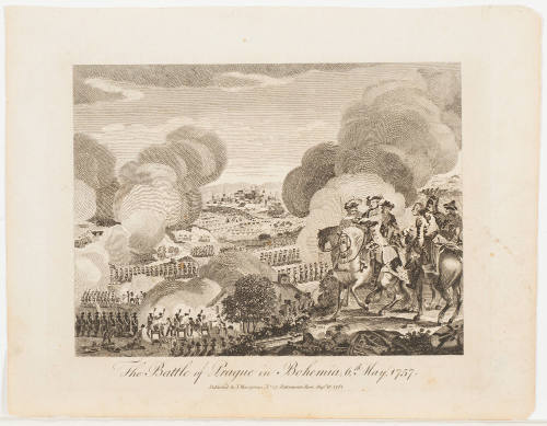 The Battle of Prague in Bohemia, 6th May 1757