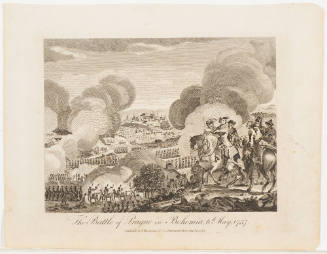 The Battle of Prague in Bohemia, 6th May 1757