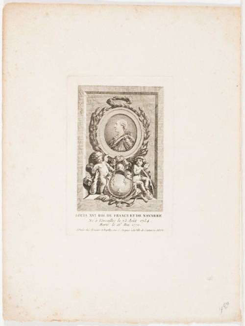 Louis XVI, King of France and Navarre (Louis XVI Roi de France et de Navarre)