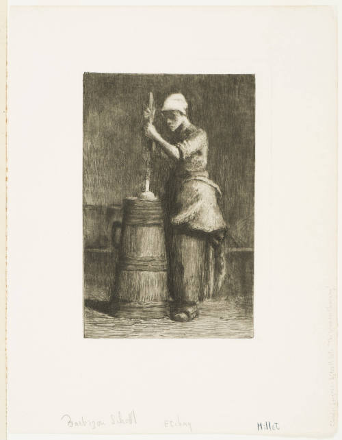 Woman Churning Butter (La Baratteuse)