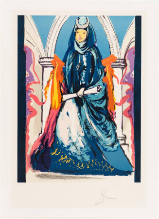 Blue Lady (Tarot the High Priestess)
