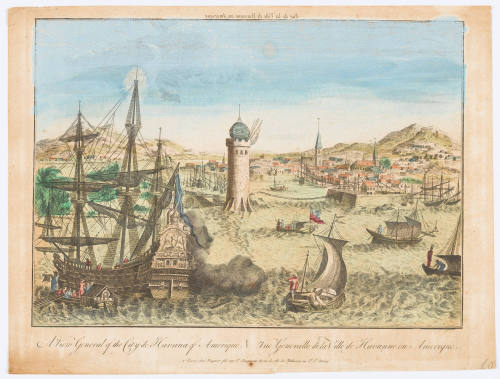 View of the City of Havana in America (Vue de la Ville de Havanne en Amerique)