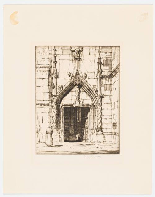 Doorway of the Church at La Chapelle