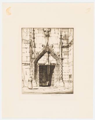 Doorway of the Church at La Chapelle