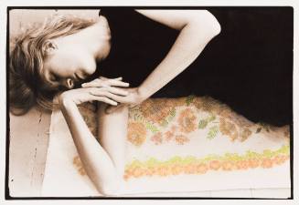 Self-Portrait with Rug #3