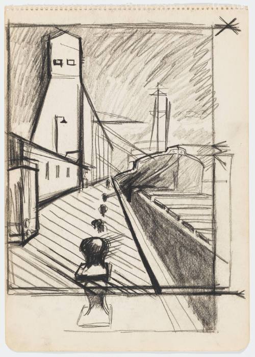 Study for Public Grain Elevator in New Orleans