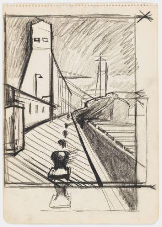 Study for Public Grain Elevator in New Orleans