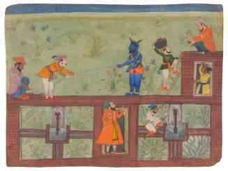 Construction of the Pandava palace