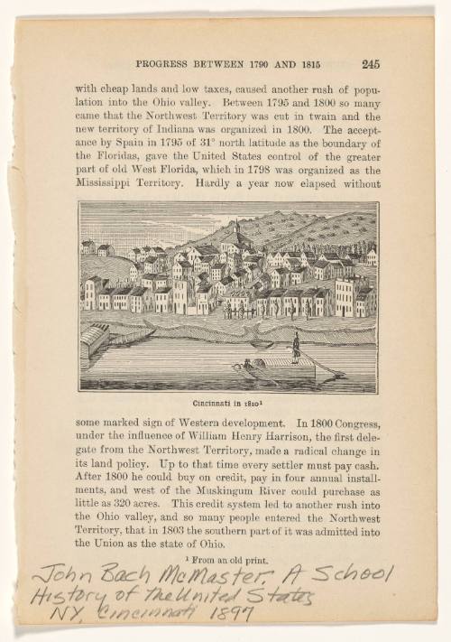 Cincinnati in 1810
