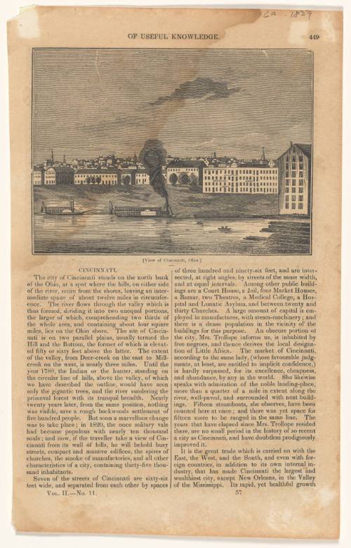 View of Cincinnati, Ohio