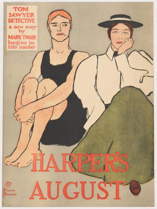 Harper's August / Tom Sawyer Detective a New Story by Mark Twain Begins in this Number