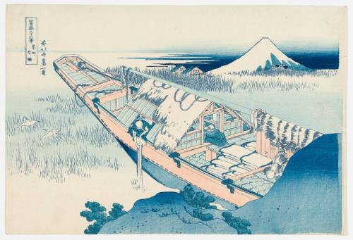 Ushibori in Hitachi Province (Jōshū Ushibori) from Thirty-six Views of Mount Fuji (Fugaku sanjūrokkei)