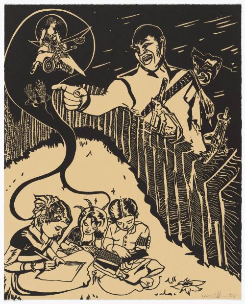 Sentimental Nightmare; Page from Sultana's Dream