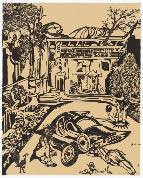 To Assemble a Flying Car; Page from Sultana's Dream