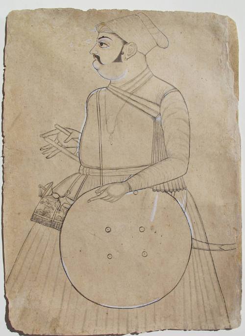 Posthumous Portrait of Maharaja Sundar Das of Sawar, father of Pratap Singh