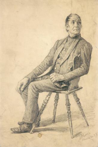 Man Seated, Looking Right