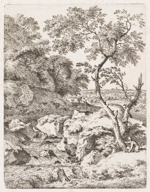 The Man at the Foot of Two Trees, Their Trunks Crossed