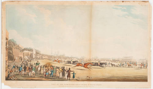 View of the Worcester Race Course & Grand Stand