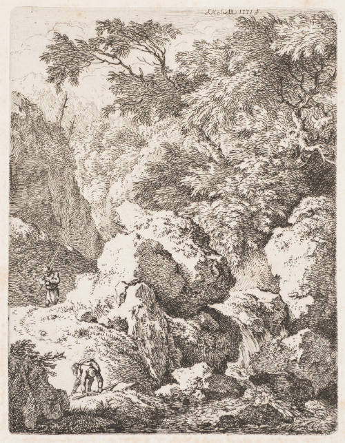 The Fisherman Arranging His Cane