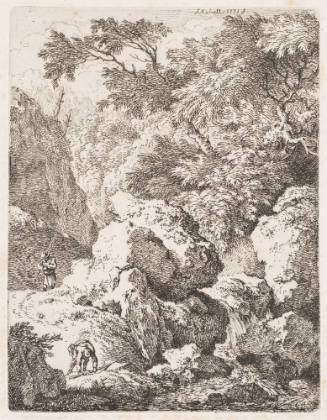 The Fisherman Arranging His Cane