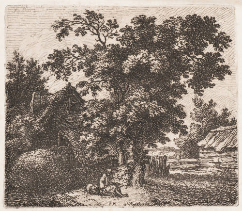 The Traveler Seated at the Foot of Two Trees