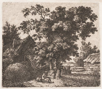 The Traveler Seated at the Foot of Two Trees