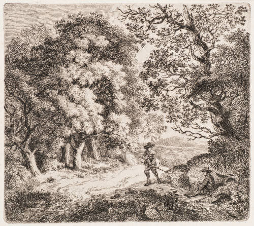 The Traveler Encountering a Fellow Traveler While Resting