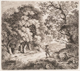 The Traveler Encountering a Fellow Traveler While Resting