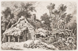 The Cabin with a Timber-Work Chimney