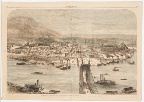 Cincinnati Ohio, the Queen City of the West, from Covington, Kentucky