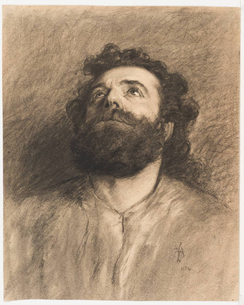 Man Looking Upwards