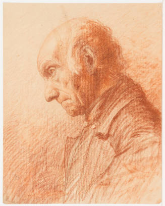 Left Profile of Old Man