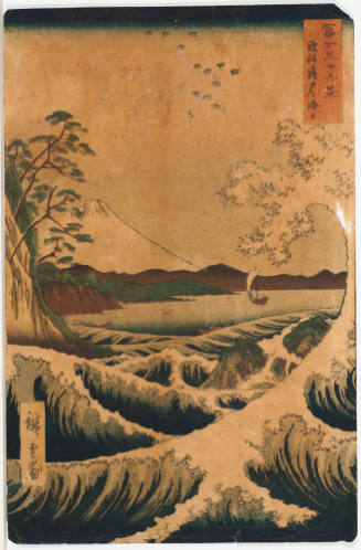 Waves off the Satta Pass in Suruga Province (Suruga Satta kaijo)