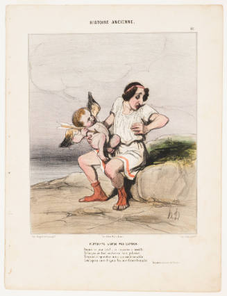 Hippolyte Stabbed by Cupid (Hippolyte lardé par Cupidon)