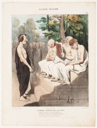 Telemachus Questioned by the Wiseman (Télémaque interrogé par les sages)
