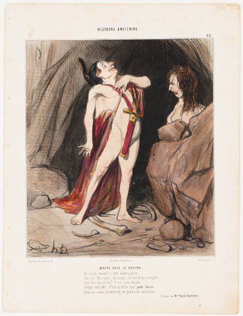 Oedipus Visits the Sphinx (Oedpide chex le Spinx)