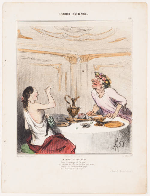 The Death of Anacreon (La mort d'Anacréon)