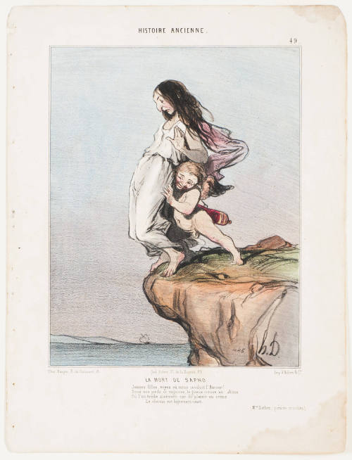 The Death of Sappho (La mort de Sapho)