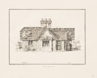 Front Elevation of a Labourer's Cottage in the Old English Style