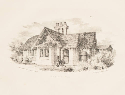 Perspective View of a Labourer's Cottage in the Old English Style