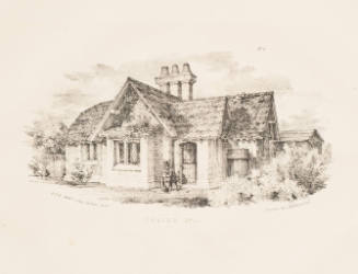 Perspective View of a Labourer's Cottage in the Old English Style