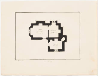 Plan for of a Labourer's Cottage in the Old English Style
