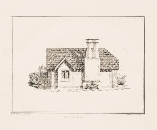 Side Elevation of a Labourer's Cottage in the Old English Style