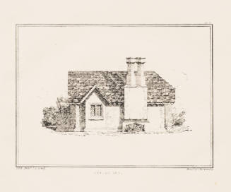 Side Elevation of a Labourer's Cottage in the Old English Style