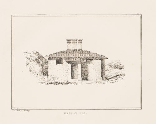 Front Elevation of  a Labourer's Cottage in the Old Italian Style