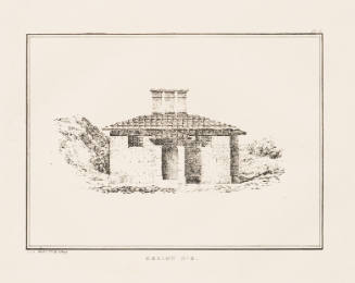 Front Elevation of  a Labourer's Cottage in the Old Italian Style