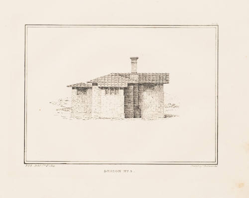 Side Elevation of  a Labourer's Cottage in the Old Italian Style