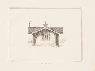 Side Elevation of a Labourer's Cottage in the Old Swiss Style